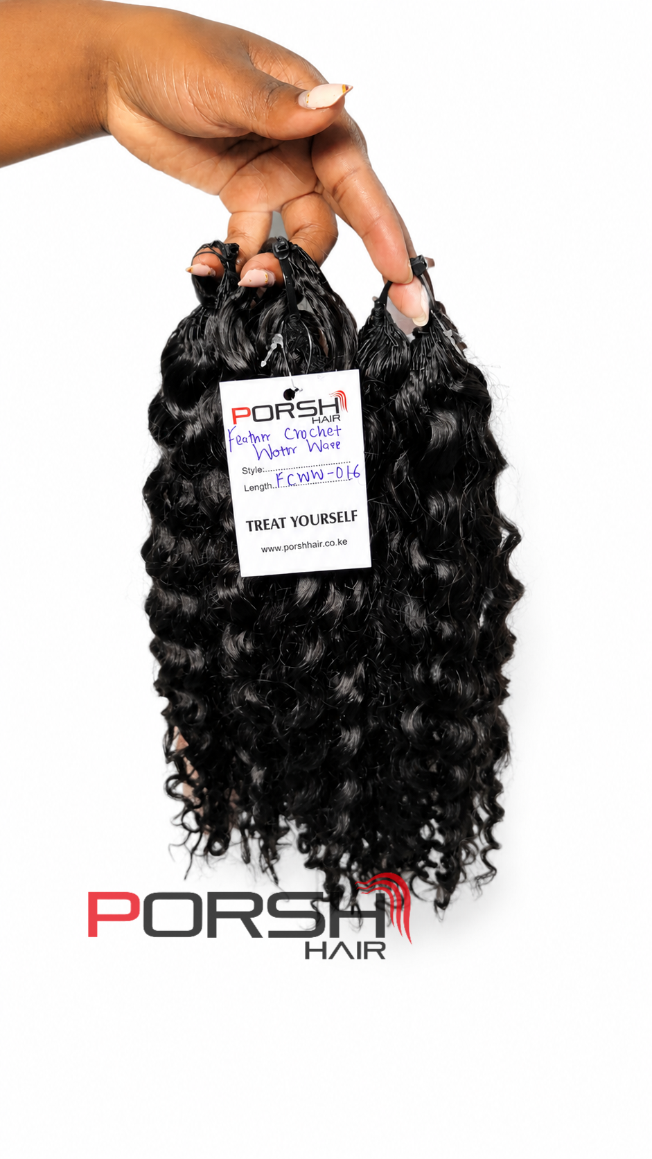 Feather Crotchet Water Wave